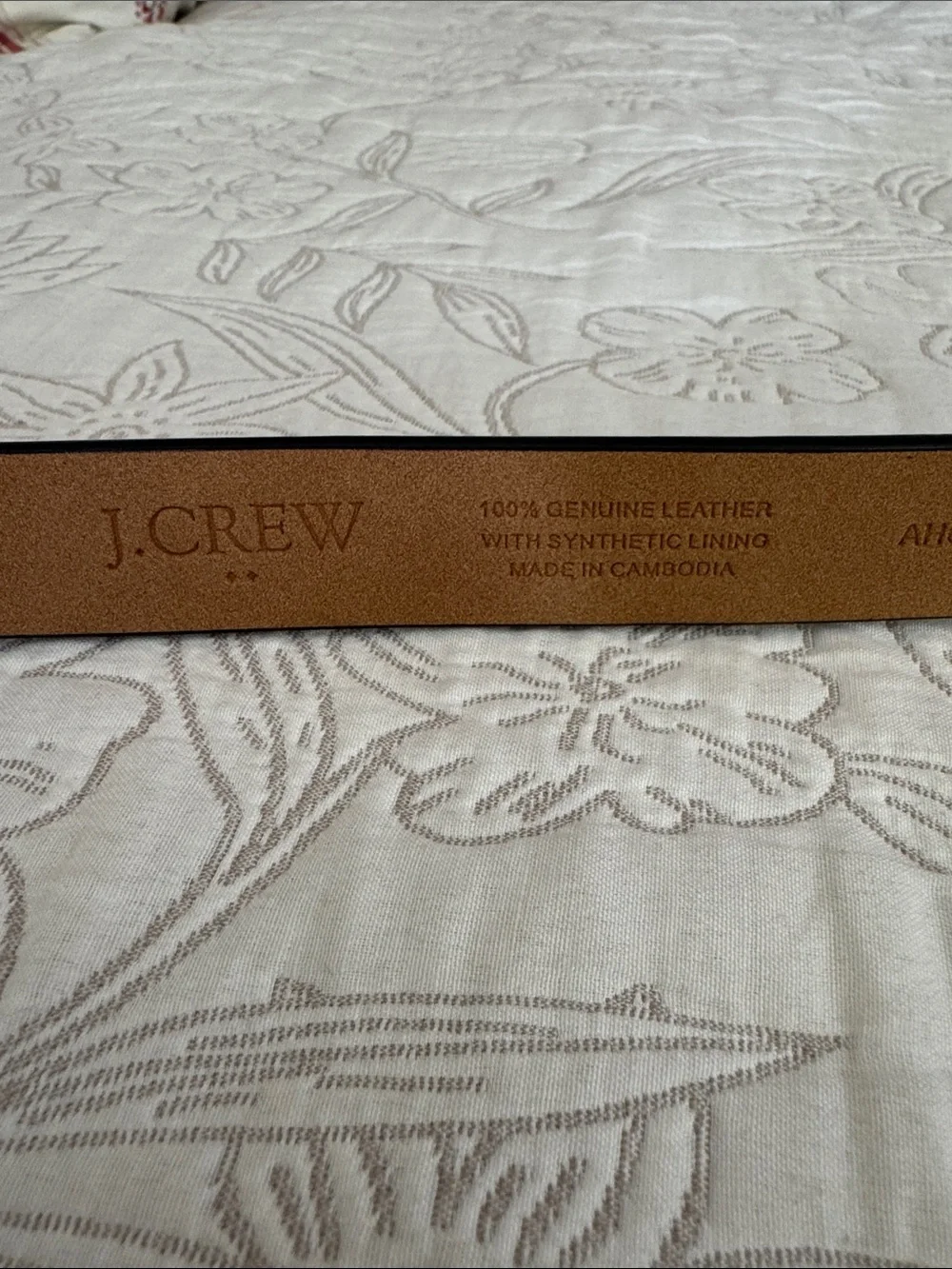 J. Crew Leopard Print Belt with Gold Buckle - Brown, Black size M/L new - Picture 4 of 4